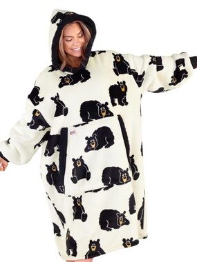 Lazy One Bear Oversized Blanket Hoodie